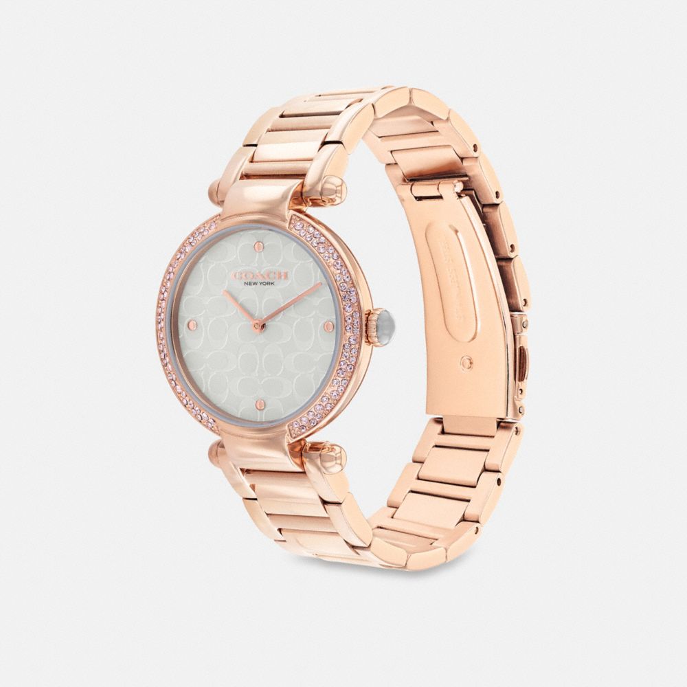 Women Coach Cary 34 Mm Watches Rose Gold | CA_CH98828