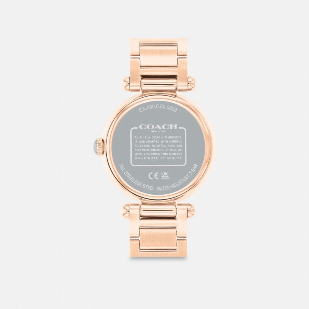 Women Coach Cary 34 Mm Watches Rose Gold | CA_CH98828