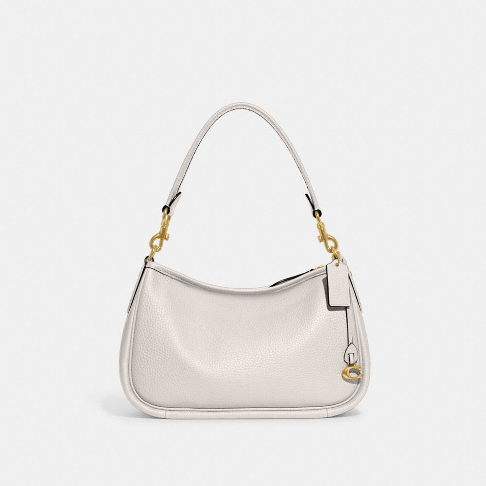 Women Coach Cary Pebble Leather Crossbody Bags White | CA_CH55606