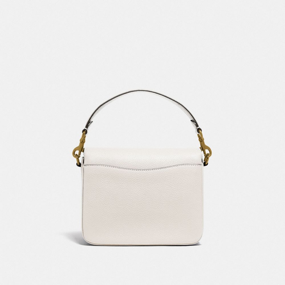 Women Coach Cassie 19 Leather Crossbody Bags White | CA_CH86813