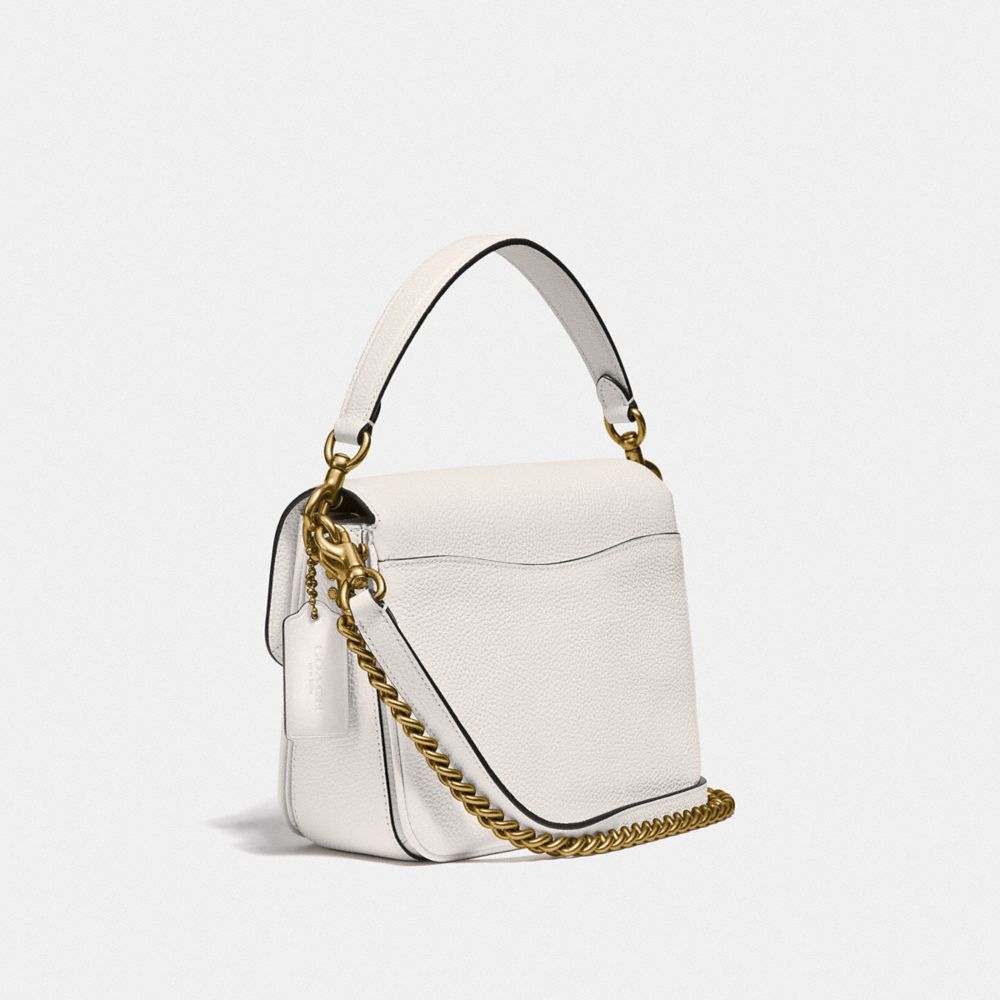 Women Coach Cassie 19 Leather Crossbody Bags White | CA_CH86813