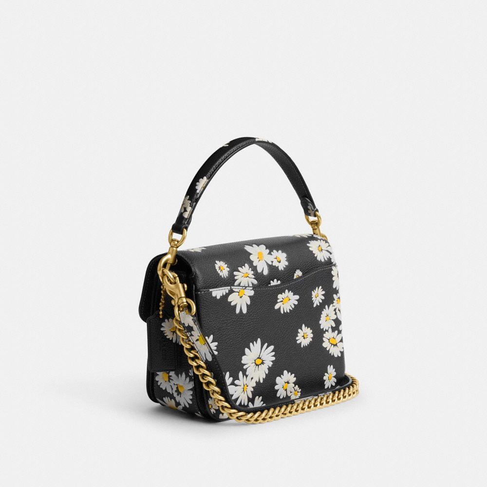 Women Coach Cassie 19 With Floral Print Brass Crossbody Bags Multicolor | CA_CH36900