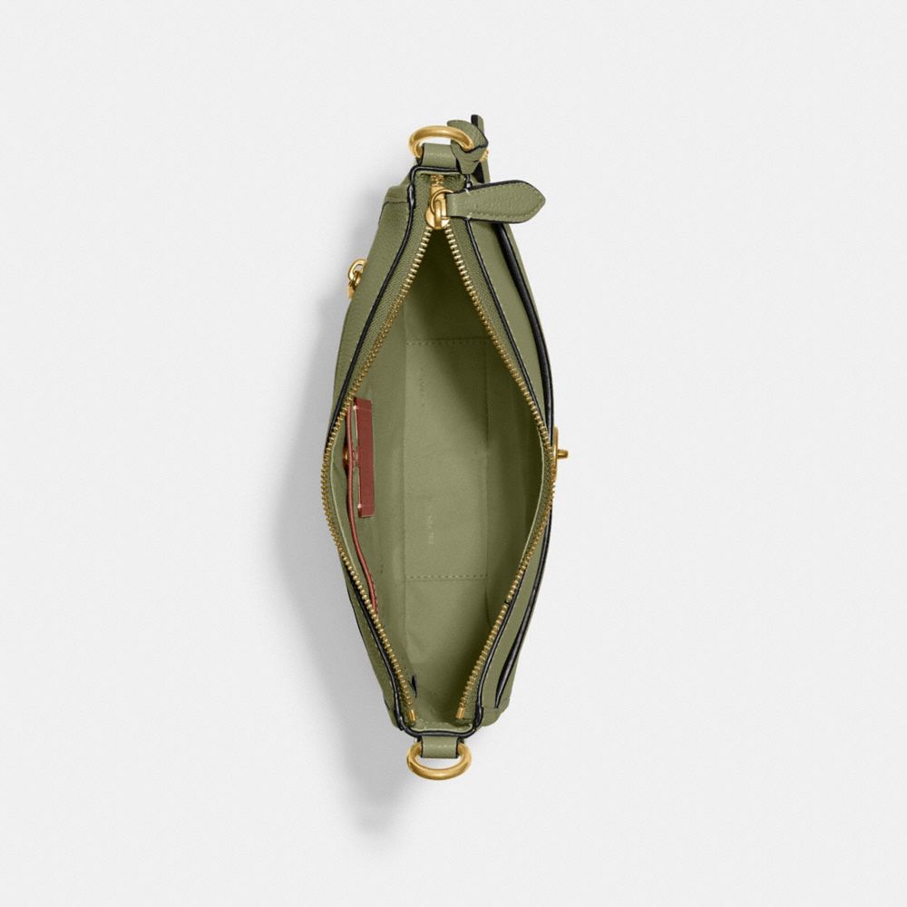 Women Coach Chaise Brass Crossbody Bags Olive | CA_CH69454