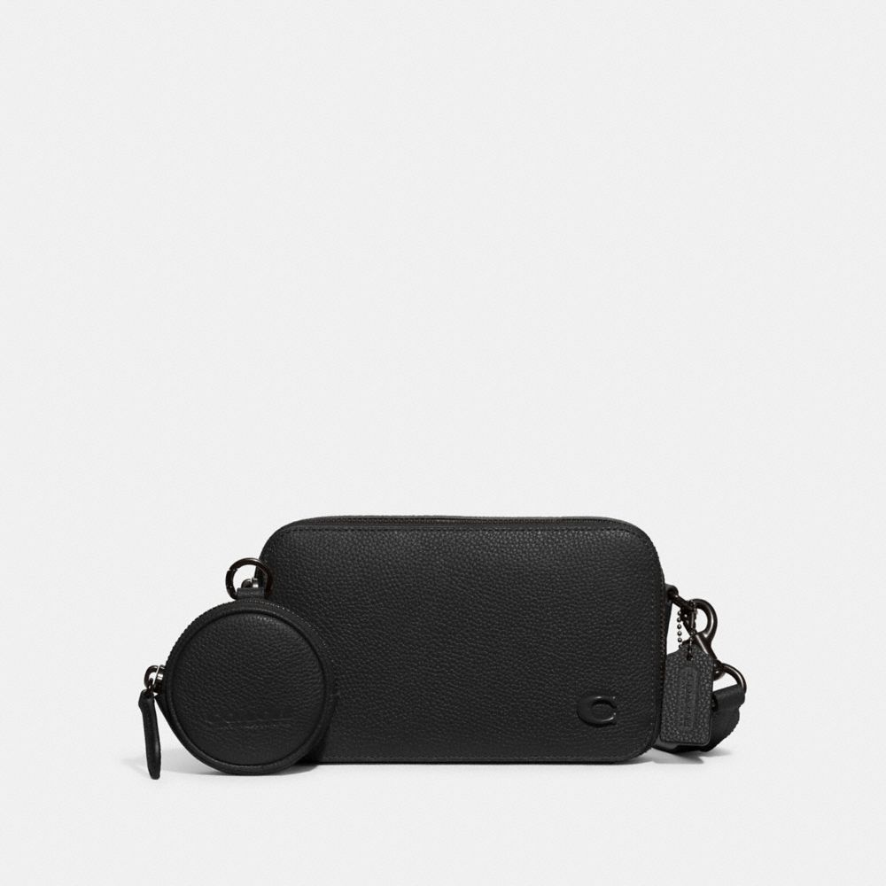 Women Coach Charter Slim Crossbody Bags Black | CA_CH50774