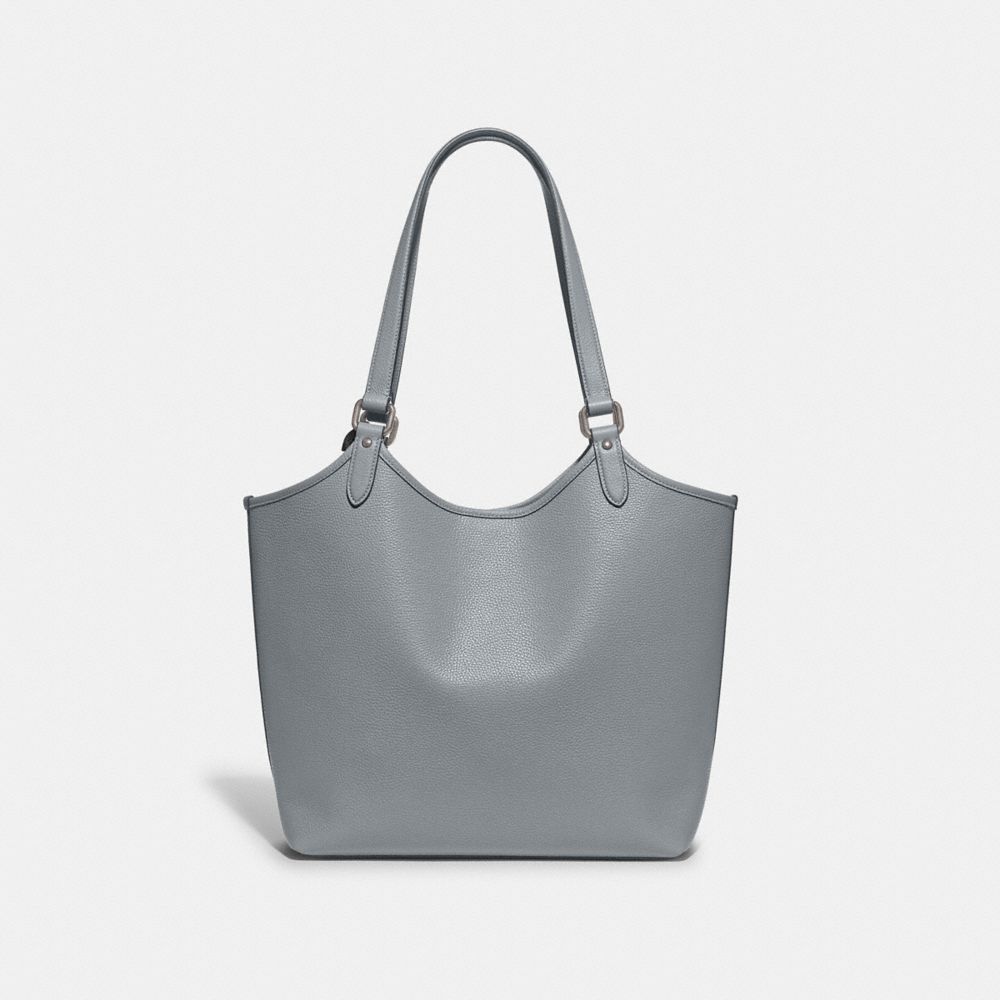 Women Coach Day Tote Bag SGrey Blue | CA_CH67856