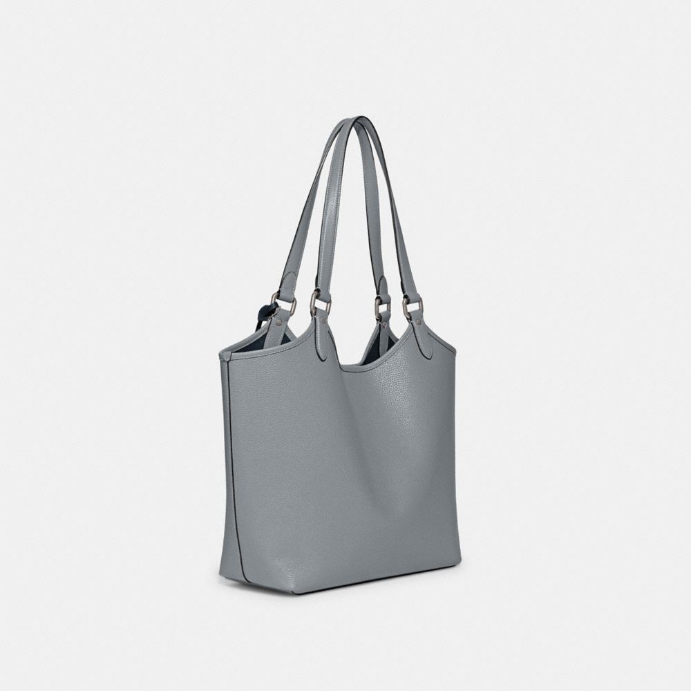 Women Coach Day Tote Bag SGrey Blue | CA_CH67856