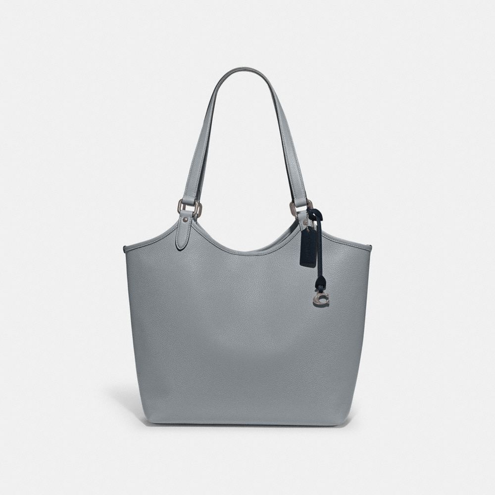 Women Coach Day Tote Bag SGrey Blue | CA_CH67856