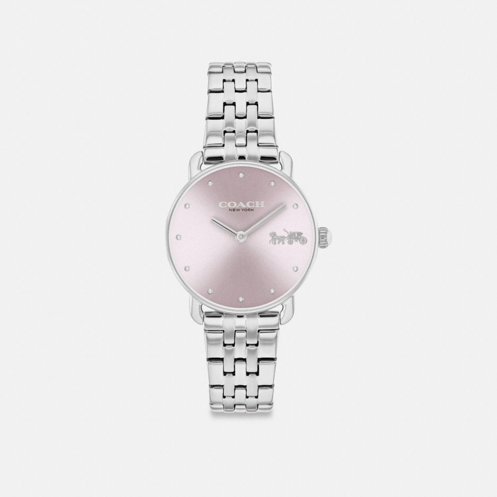 Women Coach Elliot 28 Mm Stainless Steel Watches Grey | CA_CH44451