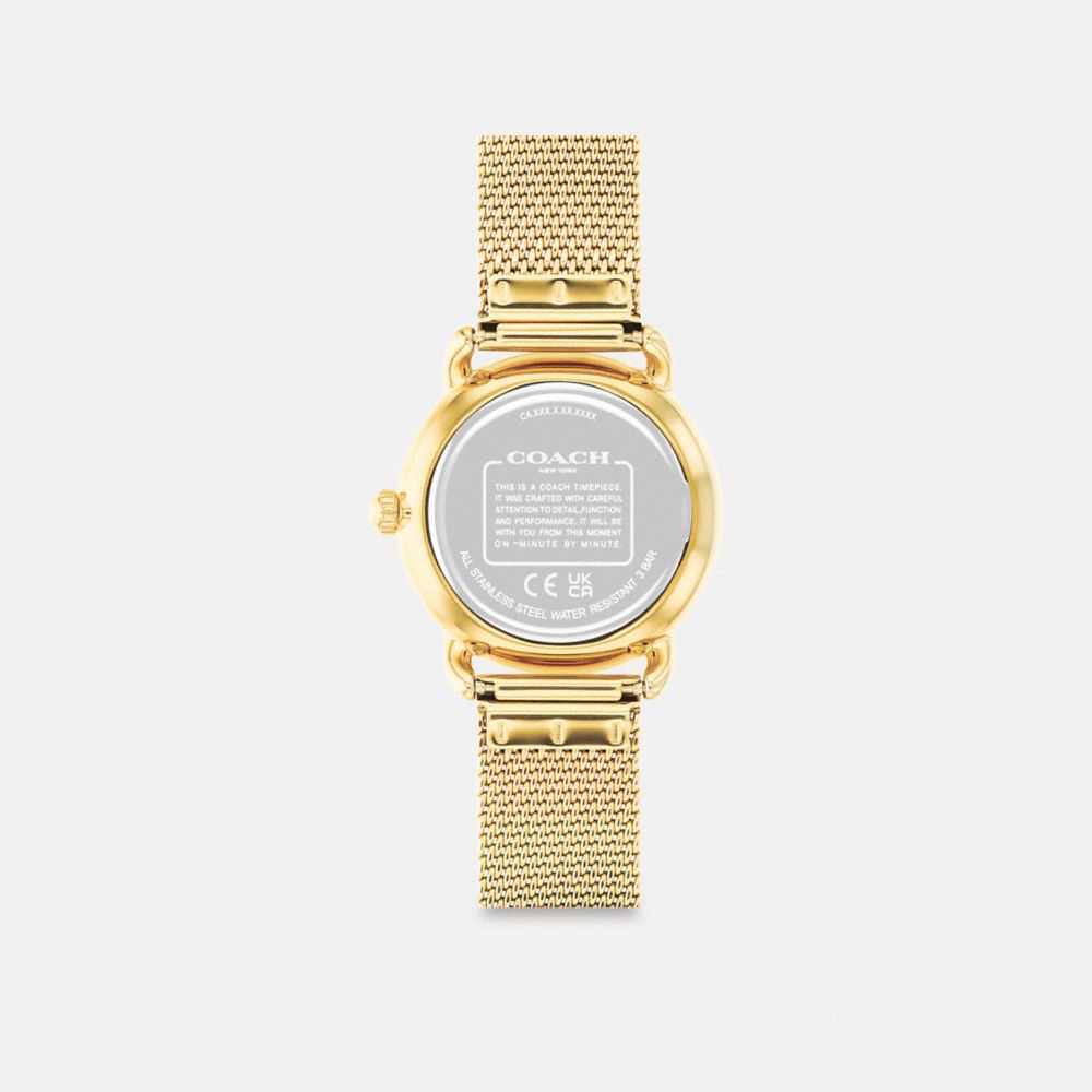 Women Coach Elliot 28 Mm Watches Gold | CA_CH94648