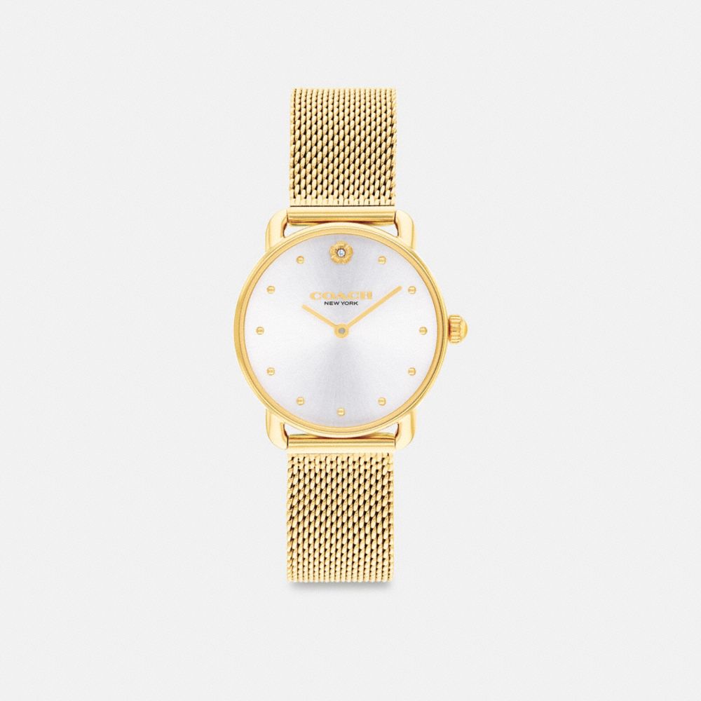 Women Coach Elliot 28 Mm Watches Gold | CA_CH94648