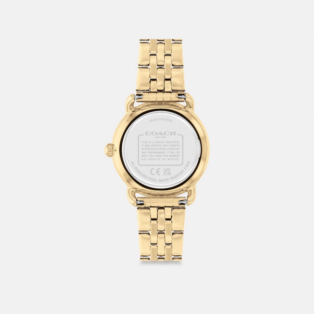 Women Coach Elliot 28 Mm Watches Gold | CA_CH37983