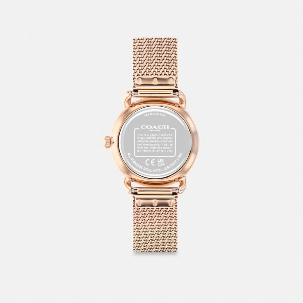 Women Coach Elliot 28 Mm Watches Rose Gold | CA_CH33731