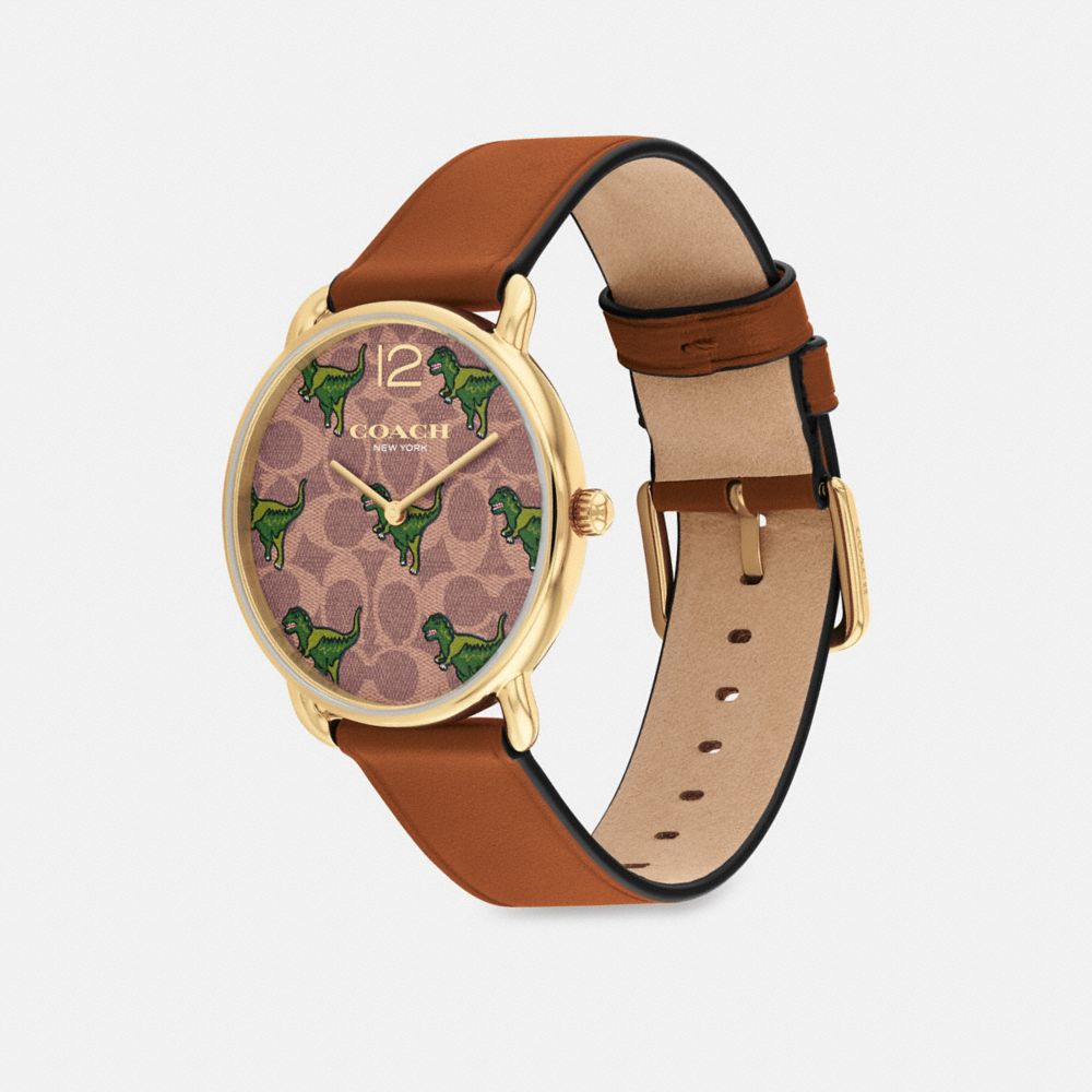 Women Coach Elliot 36 Mm Watches Brown | CA_CH17440