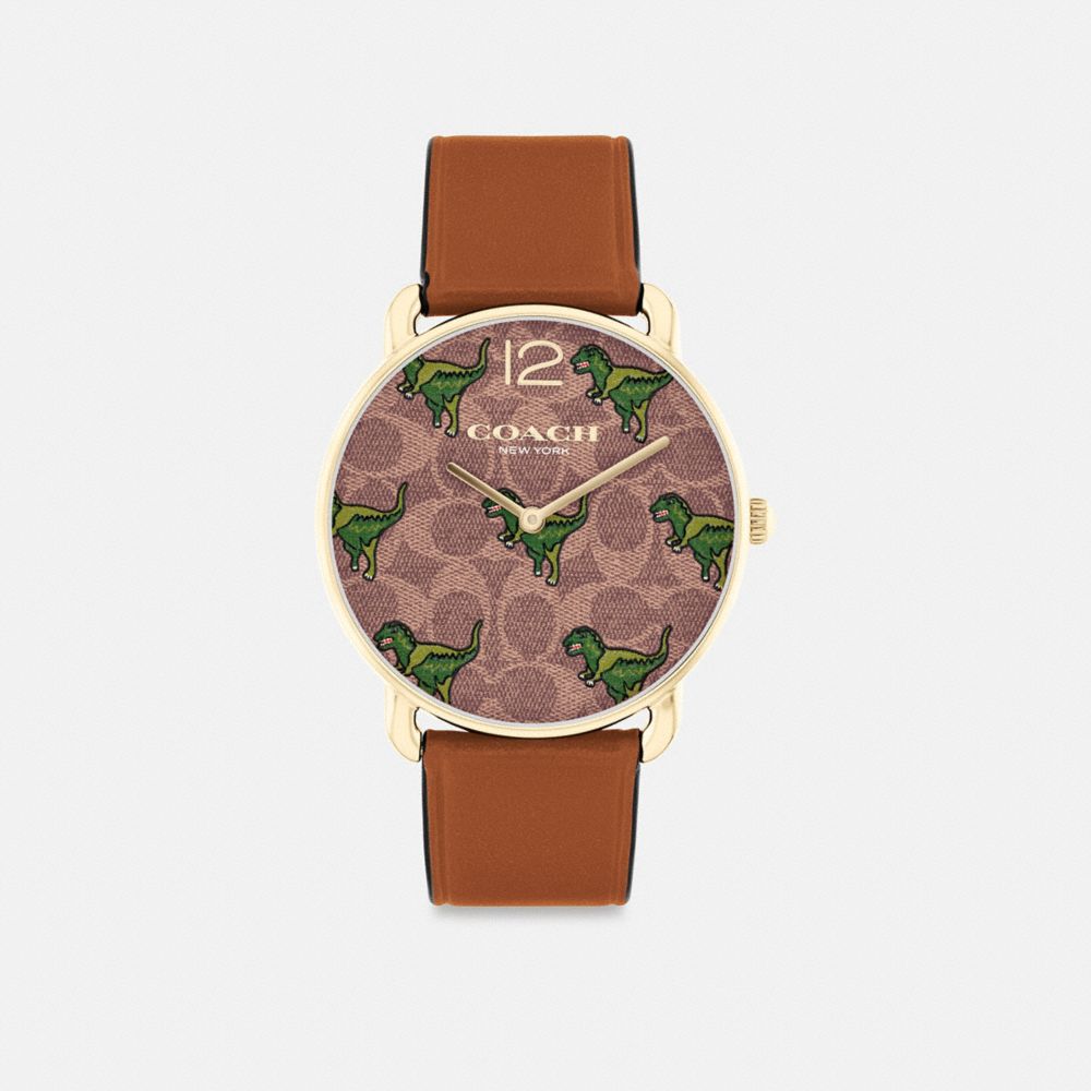 Women Coach Elliot 36 Mm Watches Brown | CA_CH17440