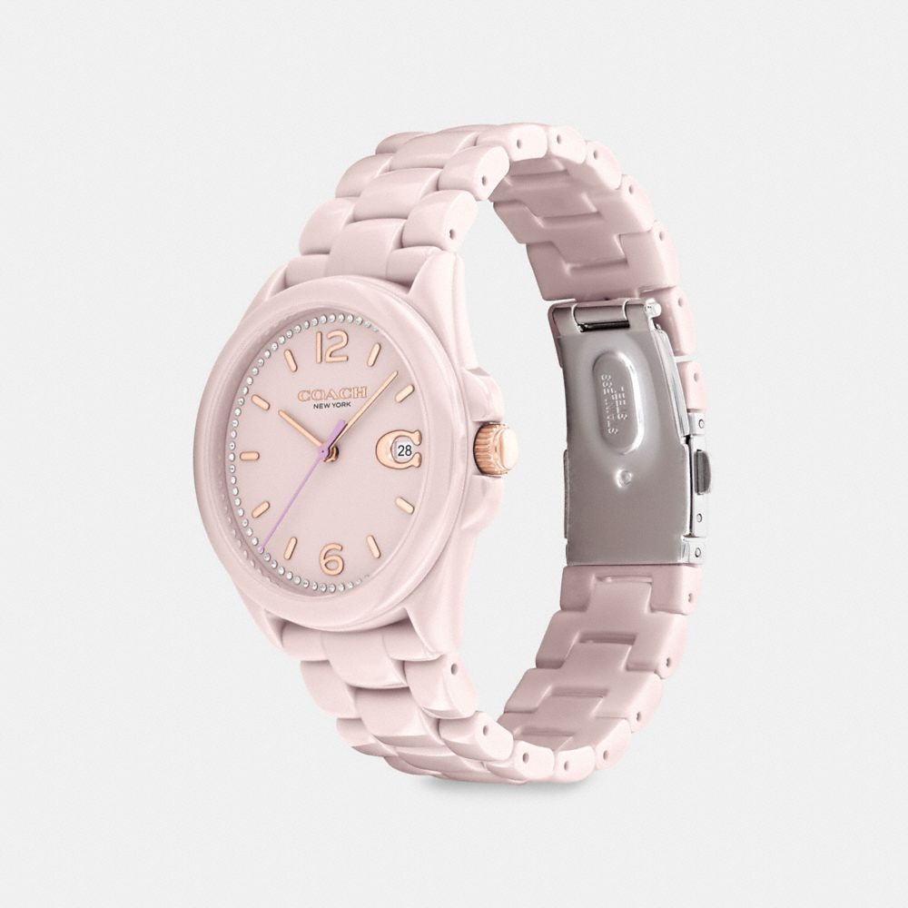 Women Coach Greyson 36 Mm Blush Watches Pink | CA_CH99304