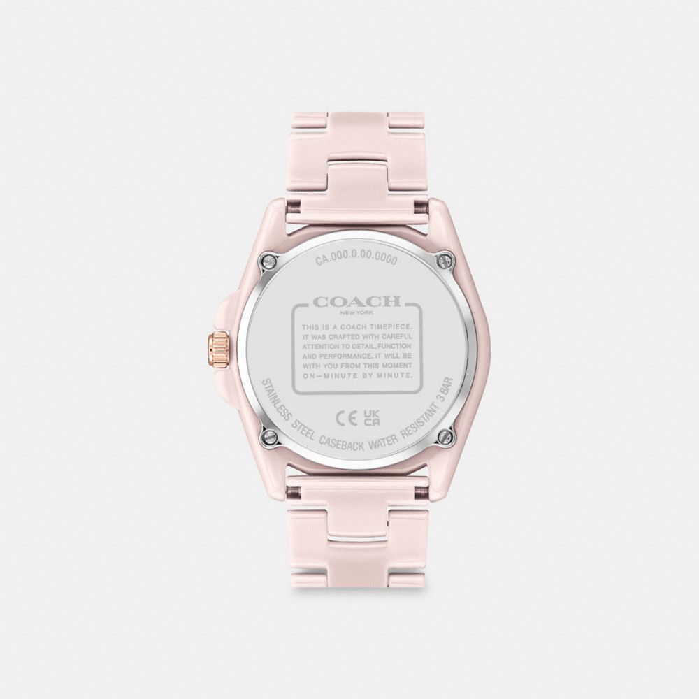 Women Coach Greyson 36 Mm Blush Watches Pink | CA_CH99304