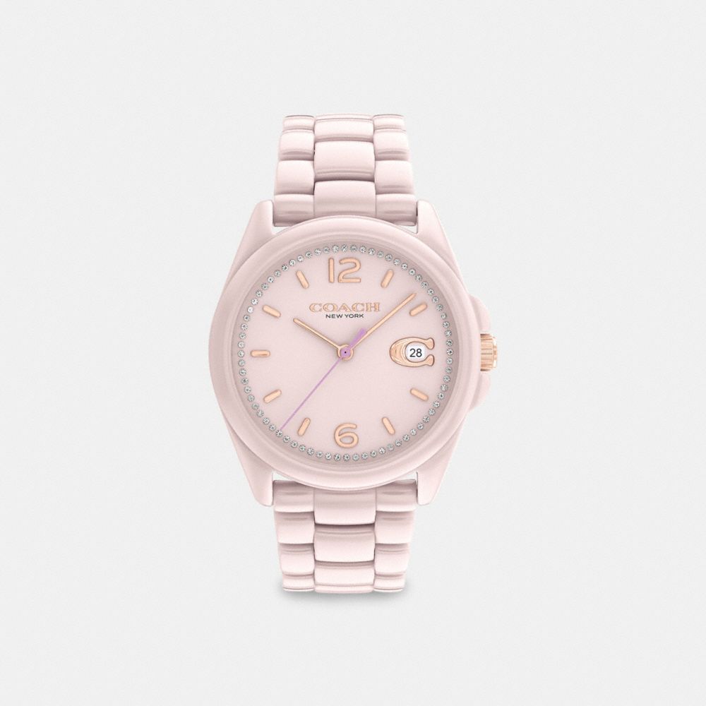 Women Coach Greyson 36 Mm Blush Watches Pink | CA_CH99304