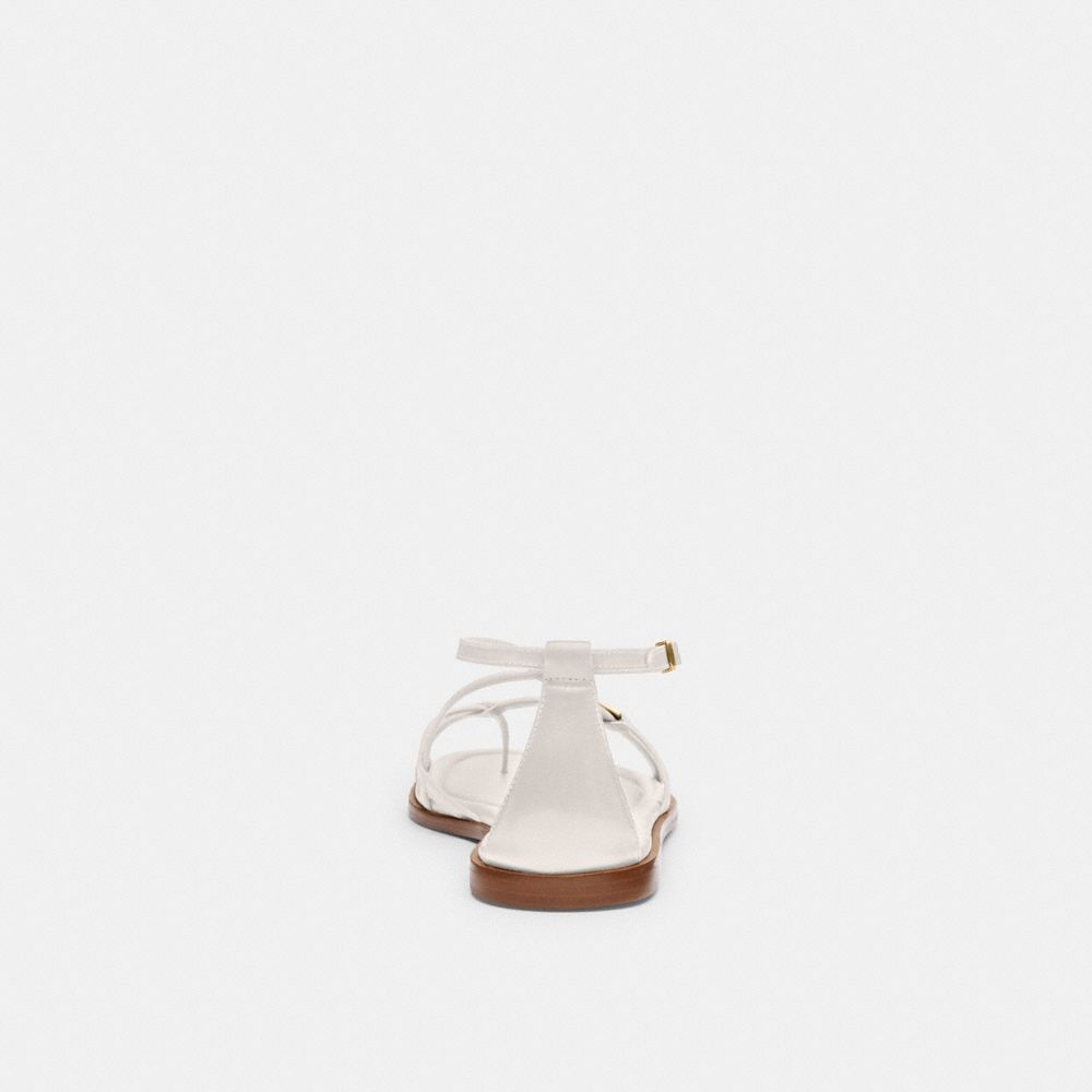 Women Coach Jenni Chalk Sandals White | CA_CH22593