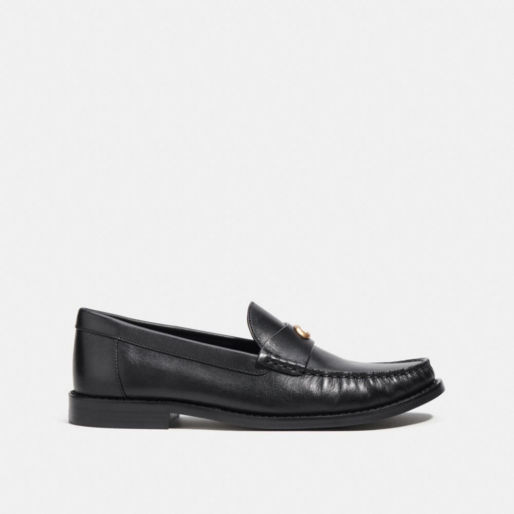 Women Coach Jolene Loafers Black | CA_CH93328