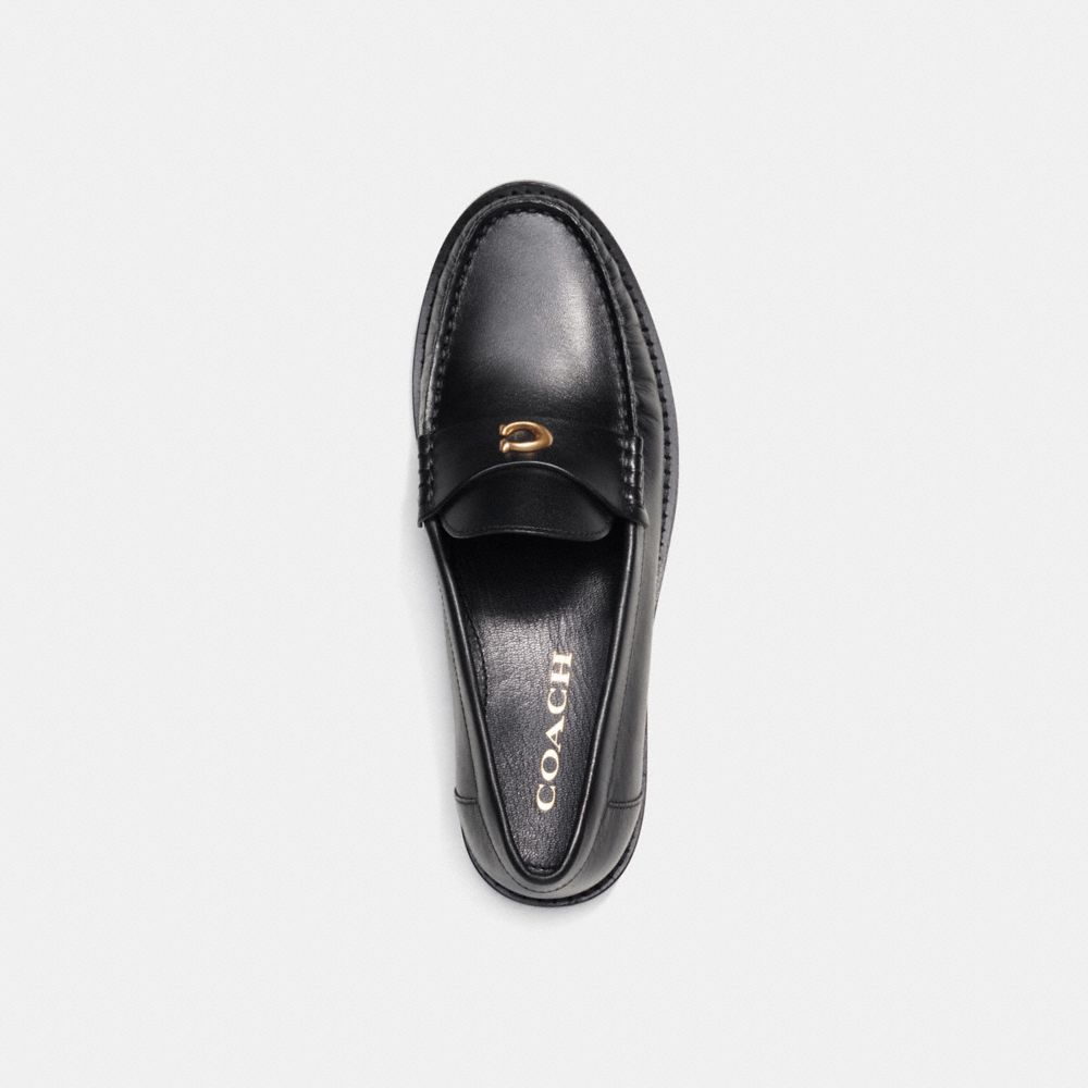 Women Coach Jolene Loafers Black | CA_CH93328