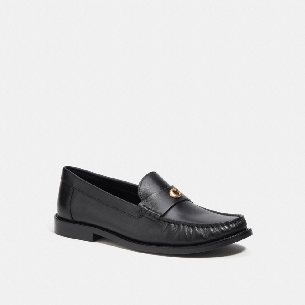 Women Coach Jolene Loafers Black | CA_CH93328