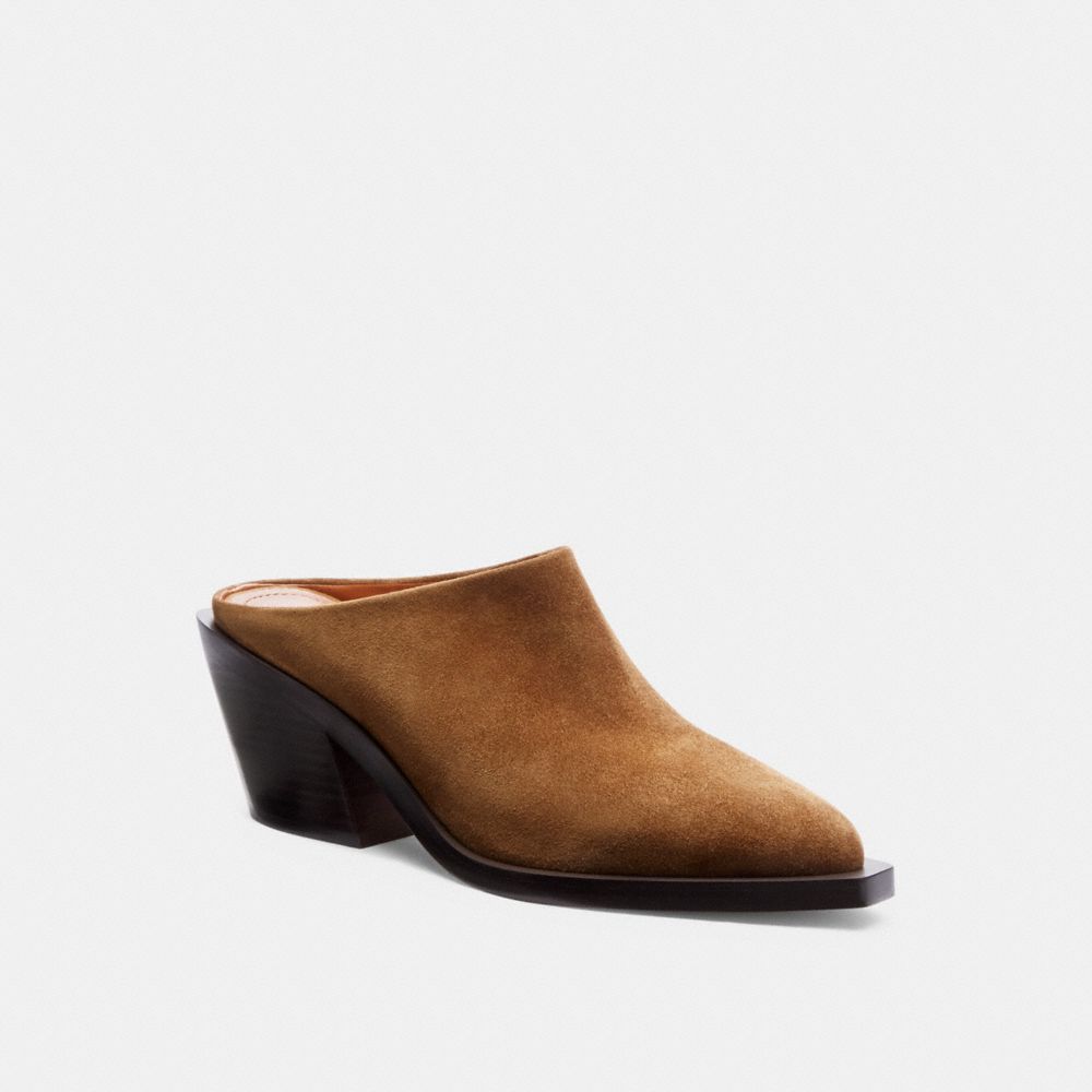 Women Coach Paloma Coconut Mules Brown | CA_CH22219