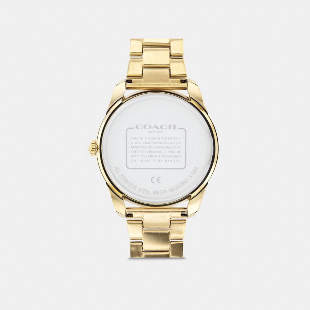 Women Coach Preston 36 Mm Watches Gold | CA_CH44361