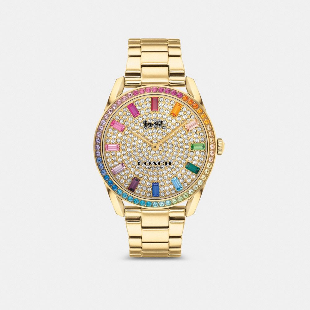 Women Coach Preston 36 Mm Watches Gold | CA_CH44361