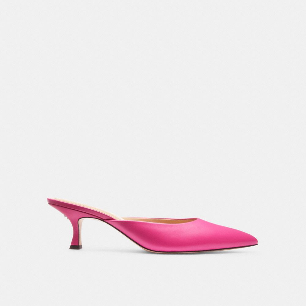 Women Coach Renn Bright Fuschia Mules Pink | CA_CH27807