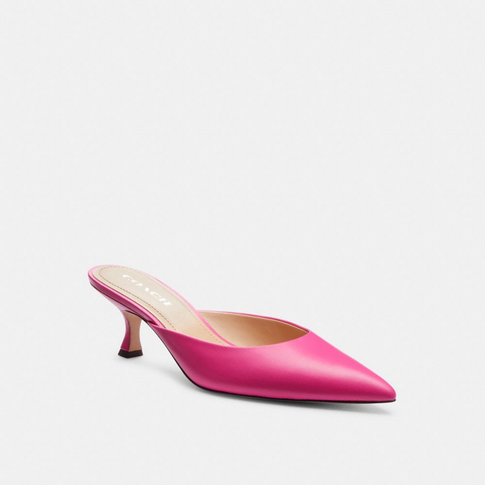 Women Coach Renn Bright Fuschia Mules Pink | CA_CH27807