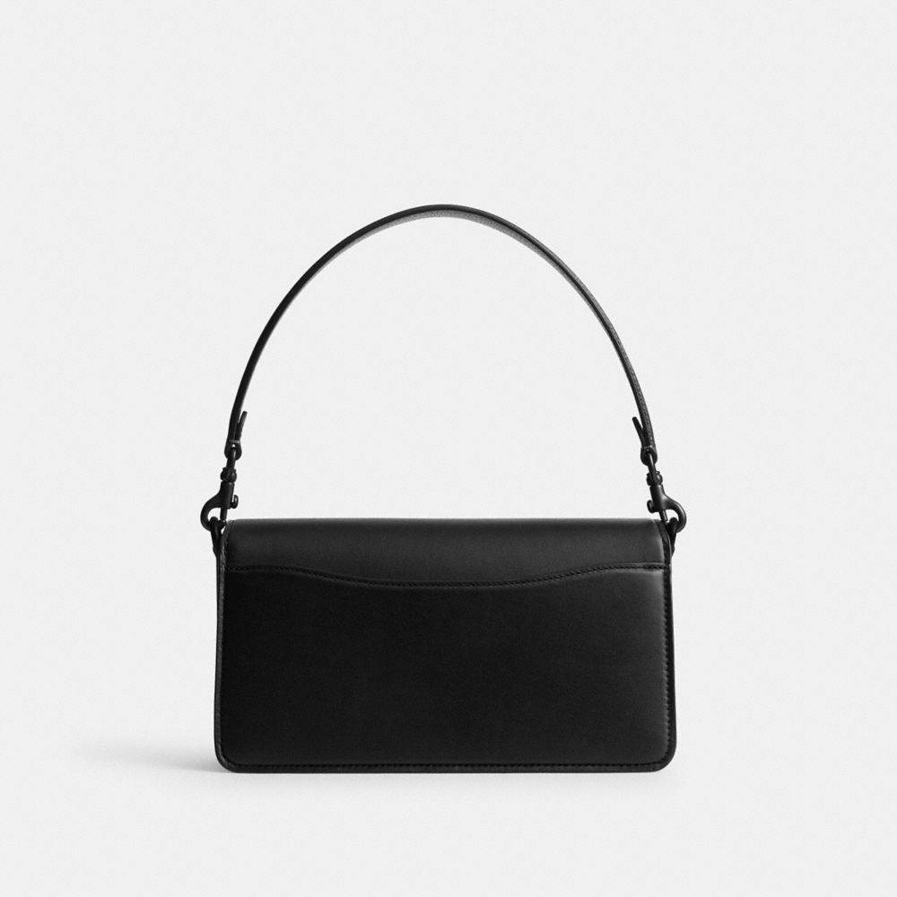 Women Coach Tabby 26 Glovetanned Leather Shoulder Bags Black | CA_CH79531