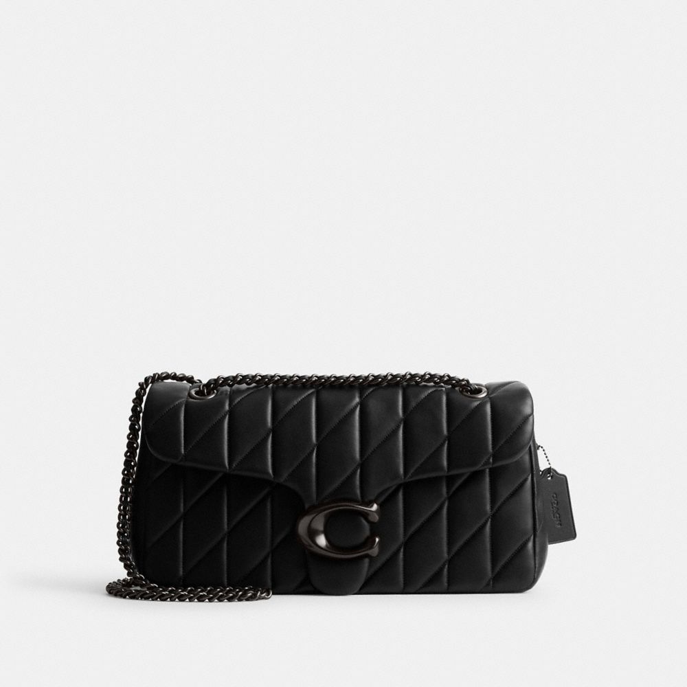 Women Coach Tabby 33 With Quilting Nappa Leather Shoulder Bags Black | CA_CH99149