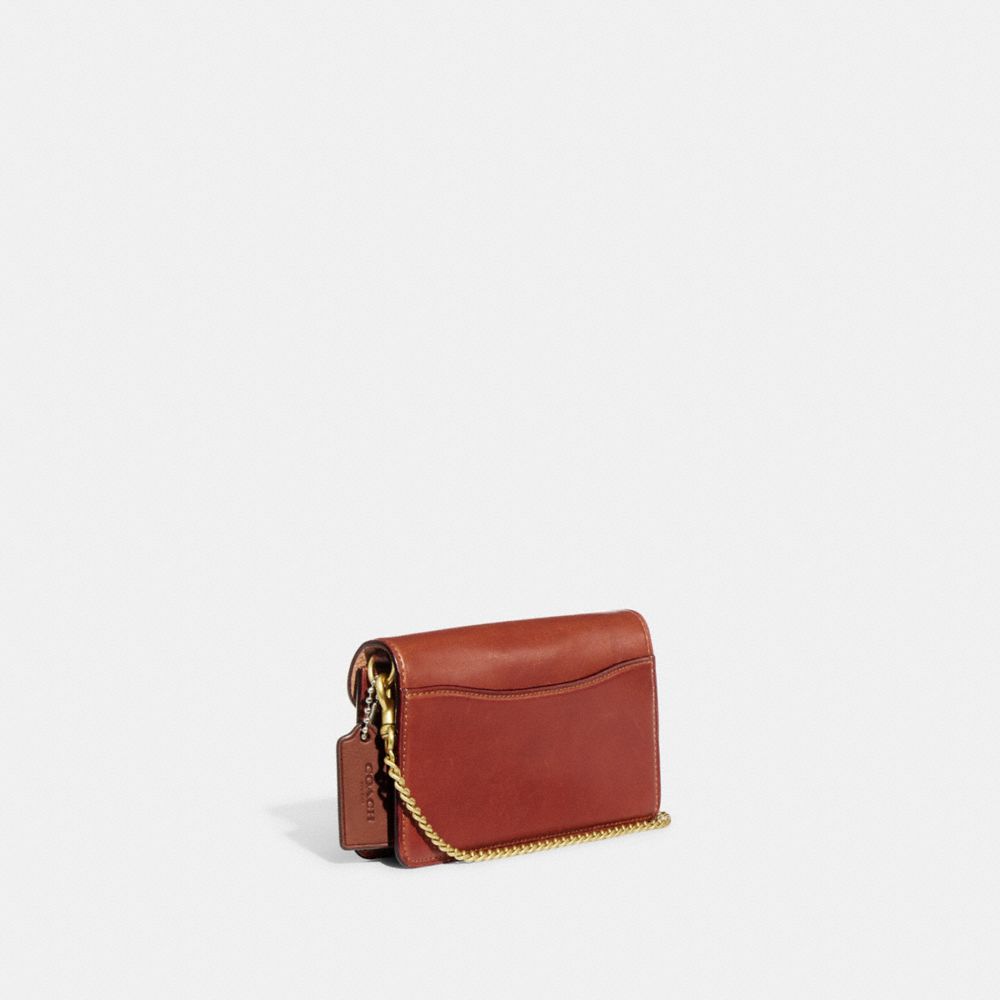 Women Coach Tabby Crossbody In Signature Small Wallets Brown / Red | CA_CH99915