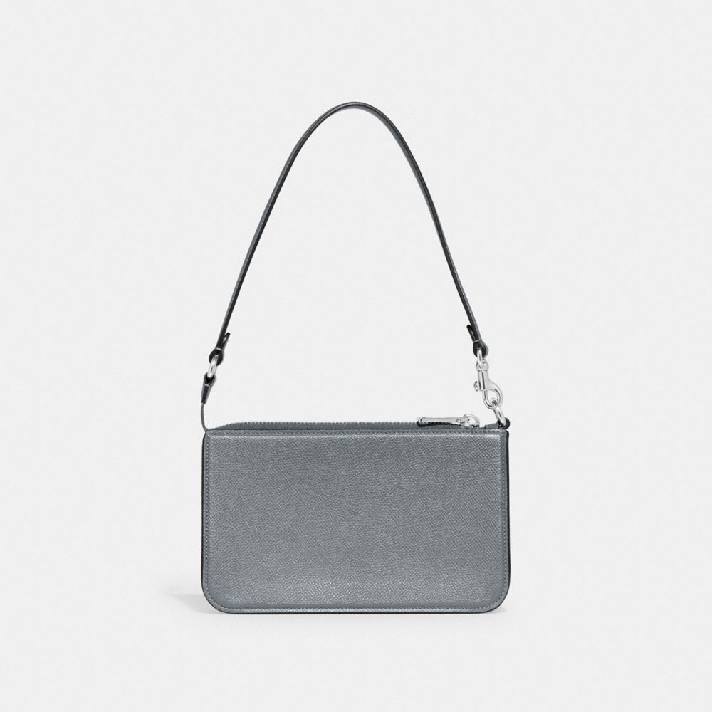 Women Coach With Signature Pouches Grey Blue | CA_CH62352