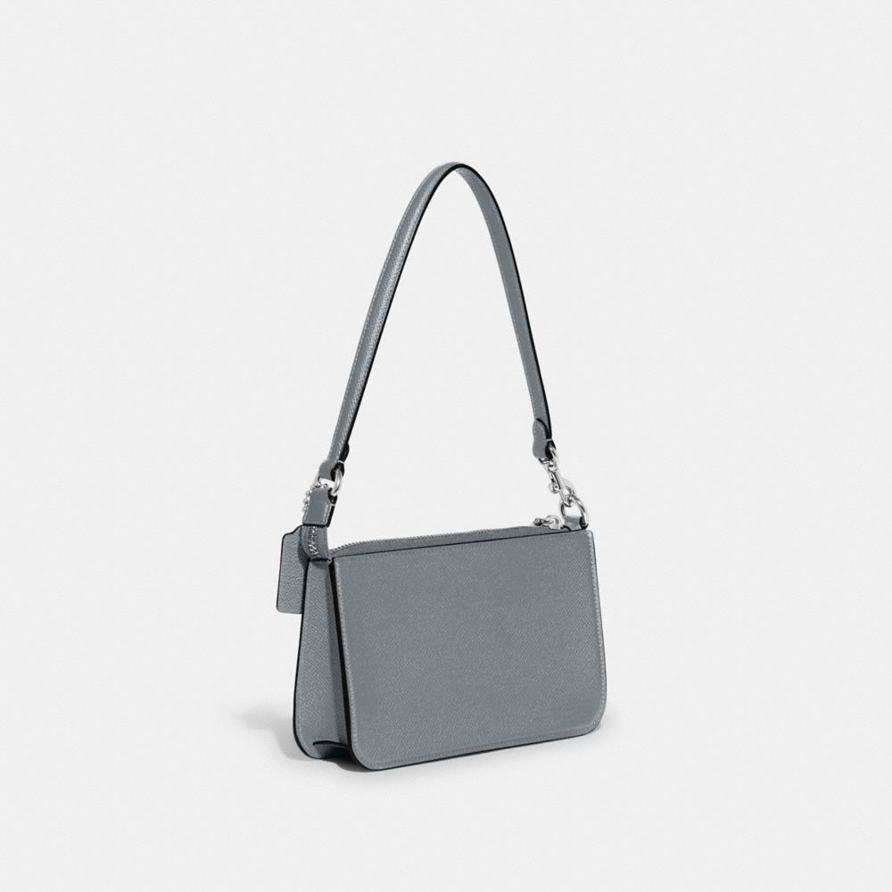 Women Coach With Signature Pouches Grey Blue | CA_CH62352